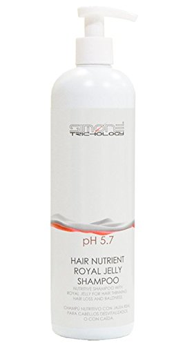 Simone Trichology Champú Nutritivo Con Jalea Real 500 ml pH 5.4 (el champú viene sin dosificador y no se envía aparte)