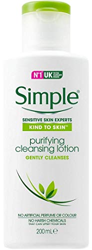 Simple Kind To Skin - Loción de limpieza purificante, 200 ml