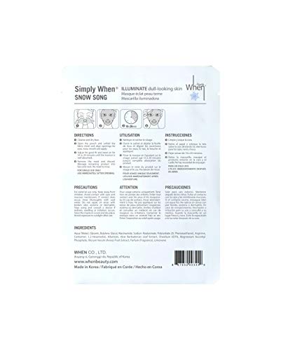 Simply When Snow Song máscara