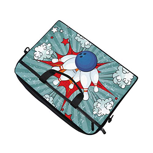 SIONOLY 15-15.4 Inch Estuche para Laptop,Imagen de accidente de Bola etro Pop Stars Aim Party Game Design,Nueva computadora portátil Messenger Satchel Maletín Bolsas de Hombro de Trabajo 15-15.4"
