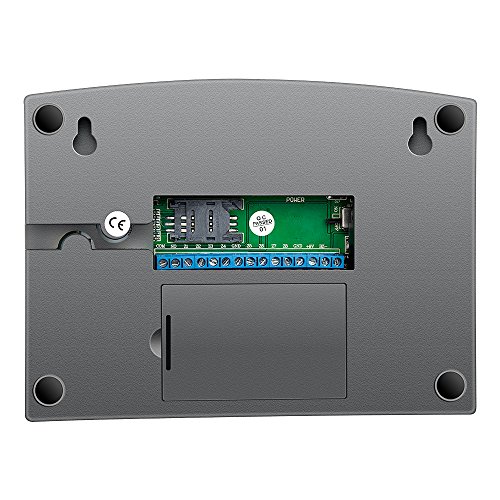 Sistema de Alarma gsm/SMS LCD Pantalla de en Castellano Teclados Llamadas de 6 Teléfonos Diferentes Antirrobo Sistema de Seguridad para el Hogar, Oficina, Tienda, Pilas Incluidas