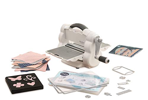 Sizzix Big Shot Foldaway Máquina de Corte y Repujado con Contenido Extra 662220, Abertura 15.24 cm, plástico ABS, Multicolor, Única