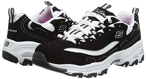 Skechers Women’s D'Lites Me Time TrainersBlack (bkw)4 UK(37 EU)