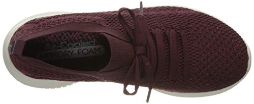 Skechers Women's Ultra Flex-SALUTATIONS Trainers, Red (Burgundy Burgundy), 5 UK 38 EU