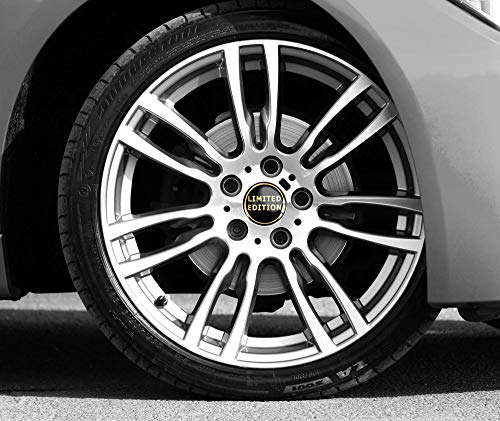 SkinoEu® 4 x 60mm Universal Tapas de Rueda de Centro Limited Edition Tapacubos para Coche C 64