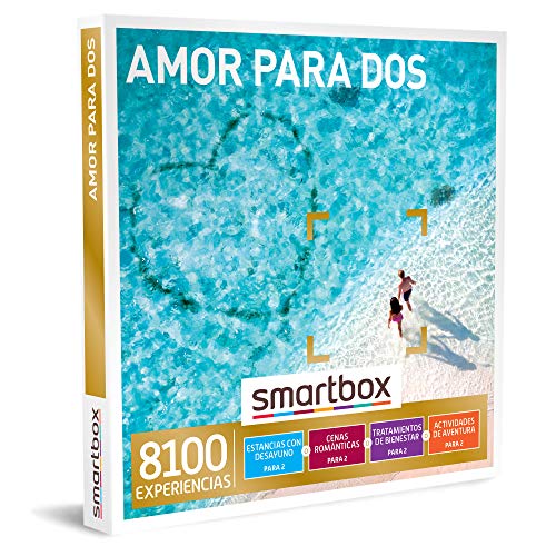 SMARTBOX - Caja Regalo - Amor para Dos - Idea de Regalo - 1 Experiencia de Estancia, Bienestar, gastronomía o Aventura para 2 Personas