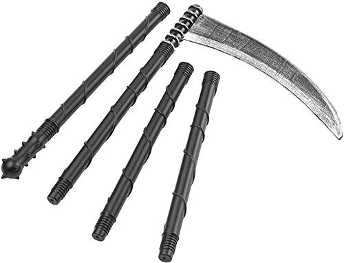 Smiffy'S 24189 Guadaña De La Muerte 6 Piezas, Negro , color/modelo surtido