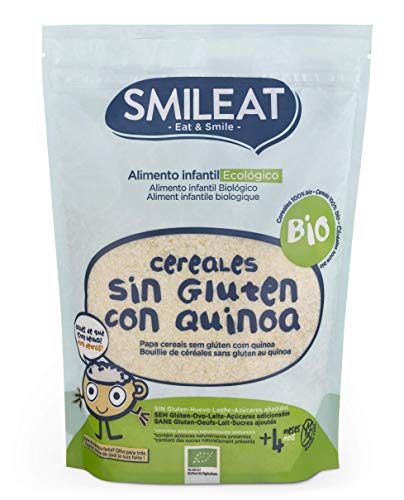 Smileat Papilla Ecológica Sin Glúten Con Quinoa (Pack 6 Unidades) 1200 g