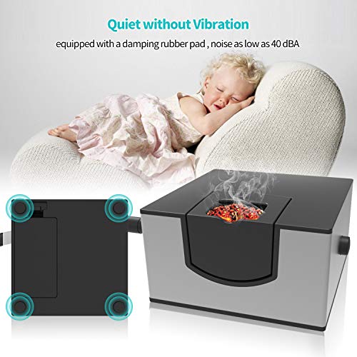 Smoking Gun Chytac Food Smoker Infusion Smoker para cocinar en casa y hacer barbacoas al aire libre (Plata)