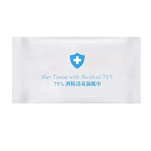 SNOWINSPRING DesinfeccióN Almohadillas AntiséPticas Esponjas de Alcohol Toallitas HúMedas Cuidado de la Limpieza de la Piel Caja de Pa？Uelos de Limpieza de Primeros Auxilios