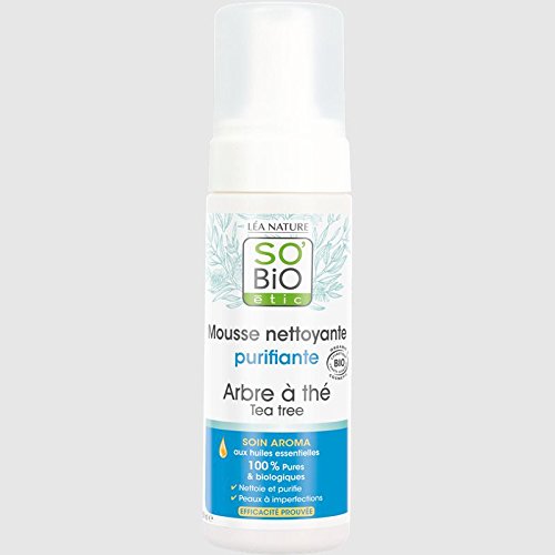 So'Bio Étic Espuma Purificadora, Árbol de Té - 150 ml