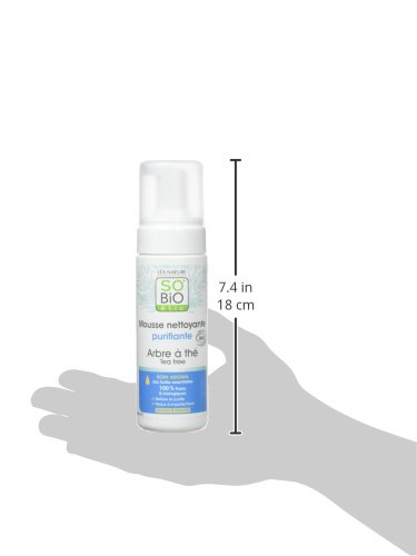 So'Bio Étic Espuma Purificadora, Árbol de Té - 150 ml