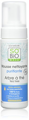 So'Bio Étic Espuma Purificadora, Árbol de Té - 150 ml