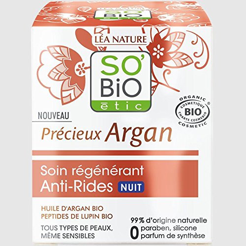 SO'BiO étic Soin Régénérant Nuit Précieux Argan 50 ml