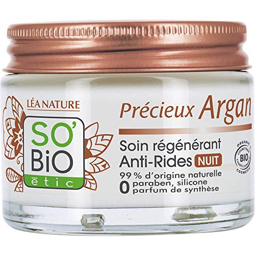 SO'BiO étic Soin Régénérant Nuit Précieux Argan 50 ml