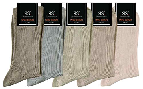 SocksPur HELL - Lote de 5 tubos de algodón (escala 1:1) naturals 39-42