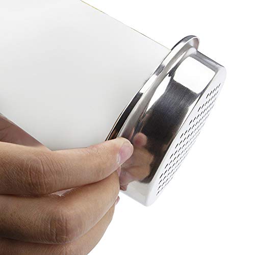 SODIAL(R) - Prensa para filtro de atún, colador para atún de acero inoxidable, paquete de 3 unidades