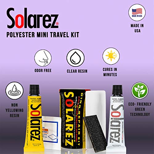 Solarez Kit de reparación de Viaje para Tabla de Surf