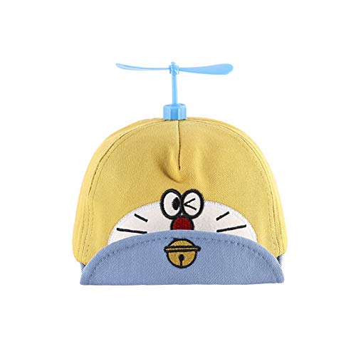 Sombrero para niños Primavera Gato Volador Gorro Bordado de algodón Coreano Dibujos Animados ala Suave Nuevo Sombrero para bebé