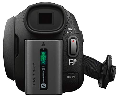 Sony Handycam FDR-AX53 - Videocámara (pantalla de 3", con grabación 4K Ultra HD, lente Zeiss Vario-Sonnar de 26,8 mm, zoom óptico de 20x)
