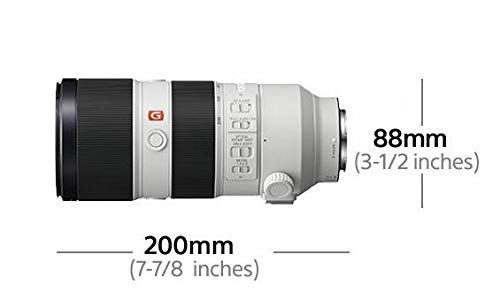 Sony SEL70200GM G Master - Objetivo para cámara, F2.8 constante para montura E, SteadyShot, antirreflectante, blanco