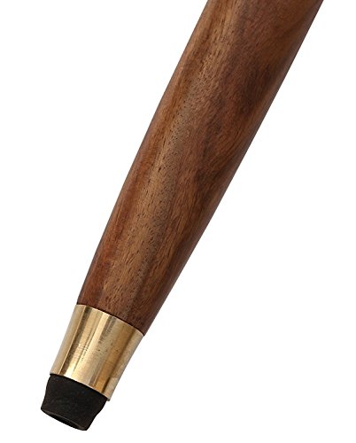 SouvNear caña – 94,5 cm bastón de madera con mango de latón