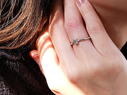 Sovats Anillo Mujer CZ Plaza, Tamaño 60