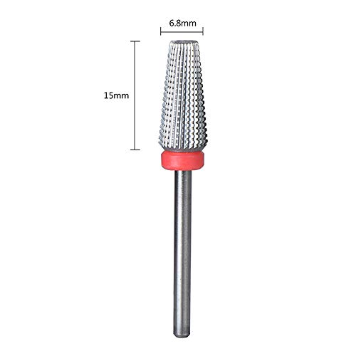 SpeTool Fresa para Torno de Uñas, 5 en 1 Broca Multifuncional de Uñas para Manicura y Pedicura, Disponible para Uso con Mano Izquierda y Derecha, de Grano Fino