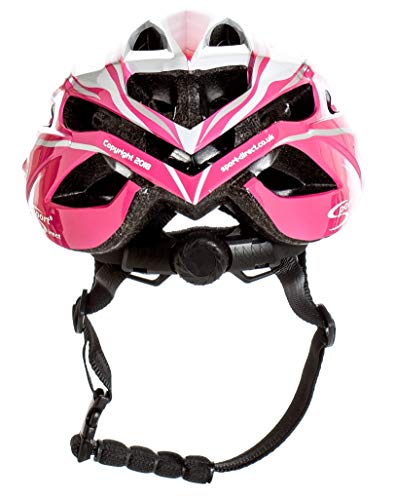Sport Direct "Team Comp 24 Vent Casco de bicicleta para mujer rosa 55-58cm CE EN1078:2012 A1:2012
