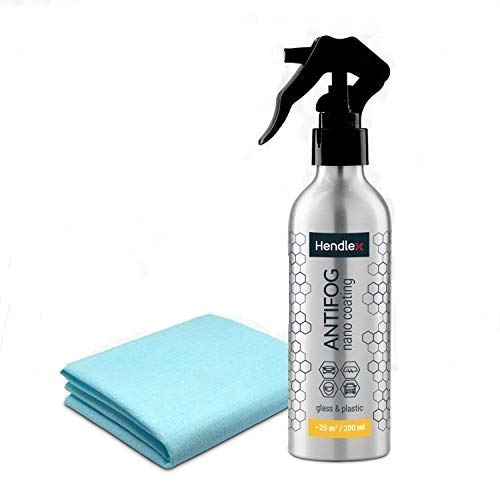Spray Hendlex Nano Antivaho y anti condensación para todo tipo de materiales como cristales, plastico, espejos de baño, etc. 200ml