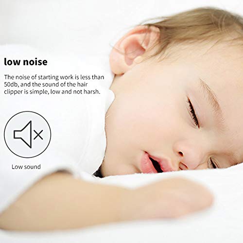 SRMTS Cortapelos Profesional Hombre Electrico Kit de Cortapelos para el Hogar Recargable Inalámbrico Portátil Adecuado Diario en el Hogar Bajo Nivel de Ruido Adecuado para Ancianos y Niños