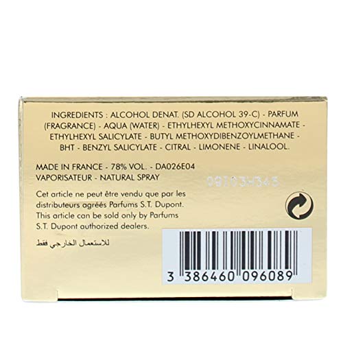 S.T. Dupont Vanilla & Leather Eau de Parfum - Perfume para mujer (100 ml)