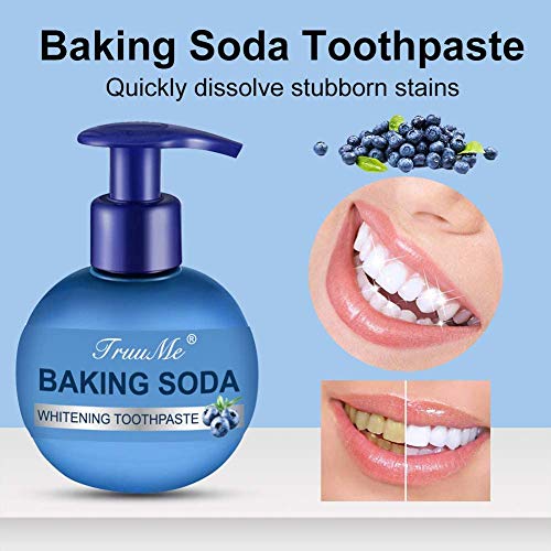Stain Removal Whitening Toothpaste, Baking Soda Toothpaste, Prevenir la Caries Dental, Pasta de Dientes de Bicarbonato de Sodio, Prevenir la Caries Dental, Eliminación de Manchas