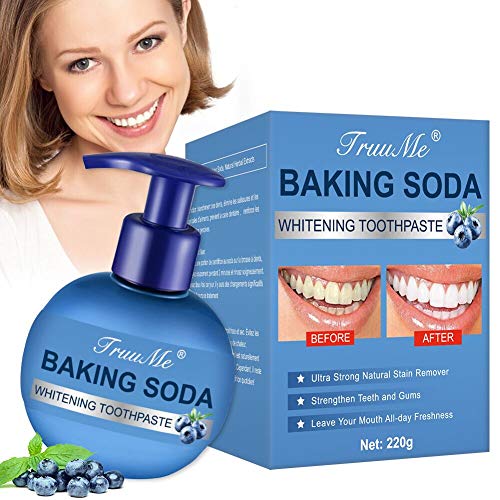 Stain Removal Whitening Toothpaste, Baking Soda Toothpaste, Prevenir la Caries Dental, Pasta de Dientes de Bicarbonato de Sodio, Prevenir la Caries Dental, Eliminación de Manchas
