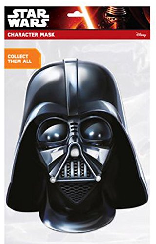 Star Wars - Careta de Darth Vader de cartón, talla única (Rubie's 32413)