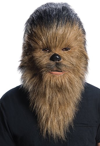 Star Wars - Máscara de Chewbacca Premium para adulto, Talla única (Rubie's 34961)