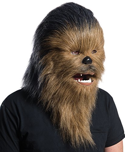 Star Wars - Máscara de Chewbacca Premium para adulto, Talla única (Rubie's 34961)