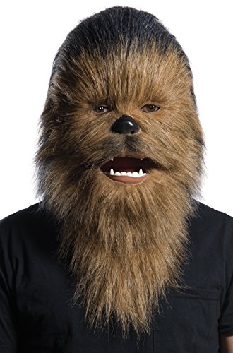 Star Wars - Máscara de Chewbacca Premium para adulto, Talla única (Rubie's 34961)