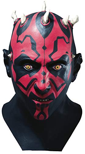 Star Wars tm Darth Maul tm Adult Latex Full Overhead Mask (máscara/careta)