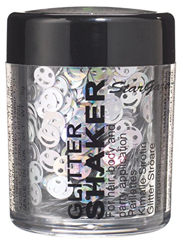 Stargazer Holographic Smiley, Maquillaje de ojos con brillos - 1 unidad