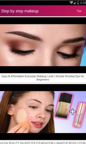 Step by step makeup video