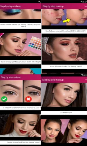 Step by step makeup video