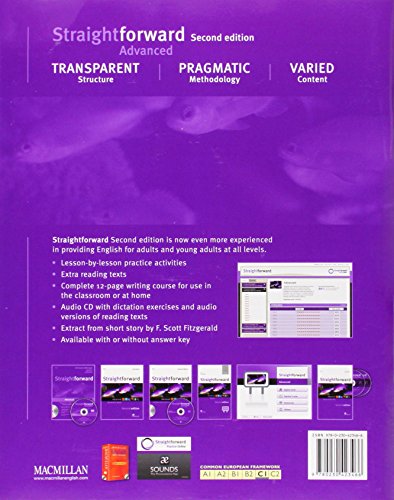 STRAIGHTFWD Adv Wb Pk +Key 2nd Ed (Straightforward 2nd)