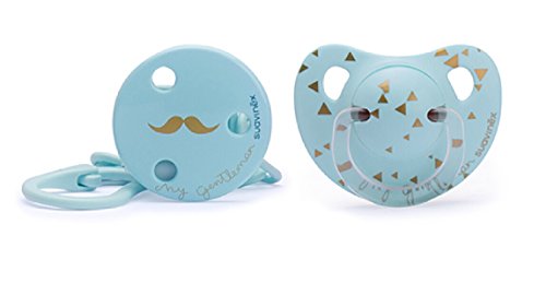 Suavinex - Chupete Anatómico Látex 6M+ + Broche Pinza Niña