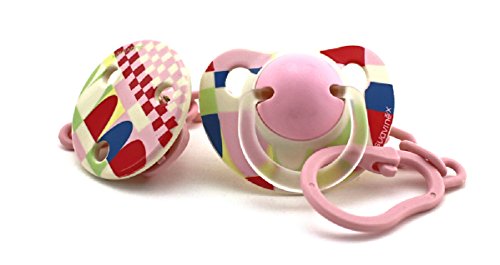 Suavinex - Chupete Anatómico Látex 6M+ + Broche Pinza Niña