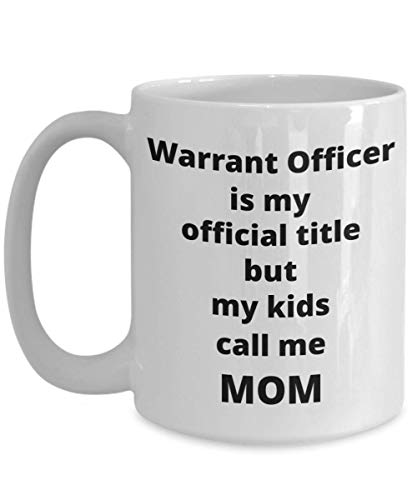 Suboficial Mamá Taza de café Idea de regalo divertida para mujer Ejército Armada Marina Fuerza Aérea WO CWO W-1 Promoción Día de la Madre Cumpleaños