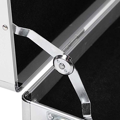 Suchinm Caja de Almacenamiento de Joyas, Maleta Profesional Resistente al Agua Caja de Organizador de Almacenamiento de exhibición de Joyas Caja Adecuada para maquilladores o Trabajo Diario(2#)