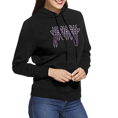 Sudadera con capucha de las mujeres Pullover manga larga patrón sudadera con capucha Ol-ivia Newt-on Jo-hn Xana-du