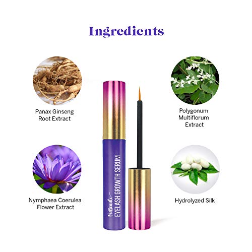 Suero de crecimiento de pestañas y potenciador de cejas por VieBeauti, suero de aumento de pestañas para pestañas y cejas más largas y más gruesas
