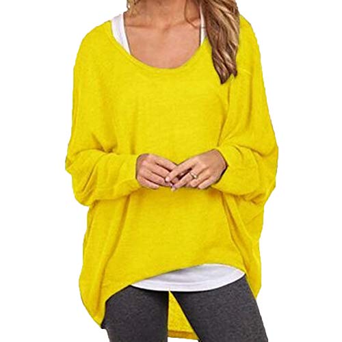 SuéTer De Camiseta Irregular Suelto De Manga Larga De OtoñO E Invierno para Mujer
